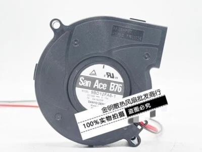 Ventilador de refrigeración turbina soplador 1 pieza Sanyo 7620 9BD12FA6-1 12V 0,18A Foto 1 de 2
