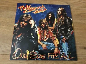 PINK CREAM 69 One Size Fits All LP Vinyl Dutch 1st Press Andi Deris Helloween - Picture 1 of 5