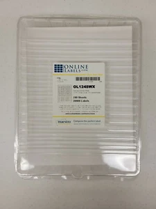 OL1245WX - Standard White Matte - 0.88" Circle Labels 185 Sheets - Picture 1 of 2