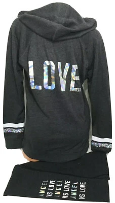 Conjunto de sudadera con capucha y leggings Victoria's Secret Supermodel Essentials talla S Foto 1 de 4