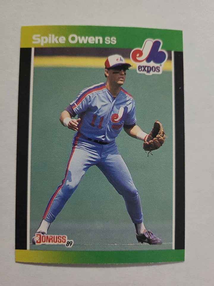 SPIKE OWEN 1989 DONRUSS BASEBALL'S BEST BASEBALL CARD # 236 D9712 - Image 1 of 1