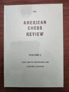 The American Chess Review  *COMPLETE RUN*   news games problems hardcover - Picture 1 of 1