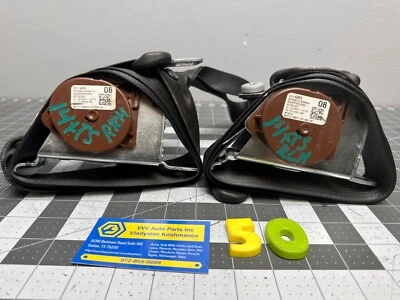 JUEGO CINTURÓN SEGURIDAD TRASERO IZQUIERDO DERECHO CADILLAC XTS 13-19 negro OEM Foto 1 de 4