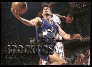 1997-98 Fleer #208 John Stockton - Bild 1 von 2