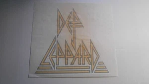 RARE ORIGINAL UNUSED HEAVY METAL BAND DEF LEPPARD T-SHIRT DECAL - RARE AS!! - Picture 1 of 1