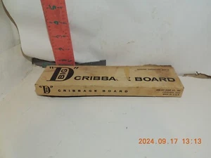 Big D Cribbage Board #01 Genuine Hardwood Maple! only one peg left - Picture 1 of 3
