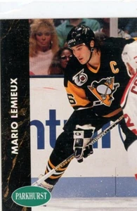 PARKHURST 1991-92 Mario Lemieux CARDS #318 & #581 - Picture 1 of 2