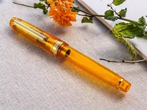 WANCHER Limited SAILOR Original Professional Gear Slim Transparent Amber 14K F - Picture 1 of 12