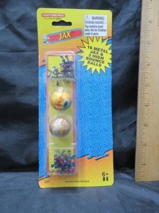 Tootsie Toy Jax 16 Metal Jax & 2 High Bounce Balls - Picture 1 of 5