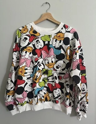 Sudadera Disney Mickey and Friends Juniors Talla L (11-13) Pullover Estampado Gráfico Foto 1 de 4