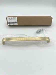 Tirador de cajón de herrajes de rejuvenecimiento Larkin 8 pulgadas latón envejecido C9083 cerámica granero - Imagen 1 de 2