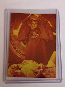 Tarjeta de terror Cornerstone Hammer 1996 The Devil Rides Out #101 13 para cenar - Imagen 1 de 5