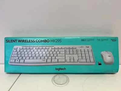 Logitech MK295 Wireless Mouse & Keyboard Combo Off White - Image 1 of 2