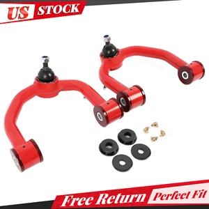 For 1996-2002 4runner / 1995-2004 Tacoma 2-4" Lift Front Upper Control Arms Red - Picture 1 of 15