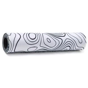 Rutsch fest Linien muster Mäuse matte Schreibtisch-Pad Weiß Schwarz Mouse pad - Bild 1 von 8