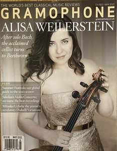 GRAMOPHONE MAGAZINE MAY 2022 ALISA WEILERSTEIN - Picture 1 of 1