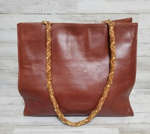 Borsa a mano vintage MAURIZIO TAIUTI Italia in pelle borsa a tracolla marrone - grande - Foto 1 di 17