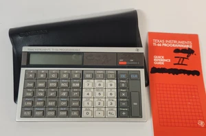 Texas Instruments TI-66 programmierbarer elektronischer Taschenrechner mit Etui getestet funktioniert. - Bild 1 von 3