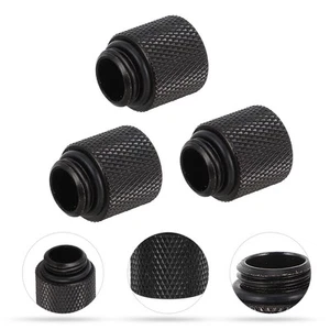 3 PCS Support à Vis Refroidi à l'Eau Rallonge Mâle Ordinateur Alimentation Refroidissement Raccord - Photo 1/12