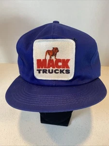 Old School Mack Truck K Brand Hat K-Products Inc USA Rare SnapBack No Foam - Picture 1 of 9
