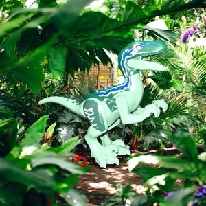Lego Jurassic World 75917 Raptor Rampage Blue Velociraptor Dinosaur Dark Green B - Picture 1 of 5