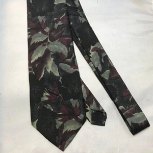 #1503 T.K.S. TALL PRINT SILK MEN'S NECKTIE 62X4 - Picture 1 of 4