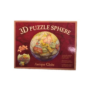 3D Puzzle Sphere "Antique Globe" 212 Pieces NEW & Sealed B52 - Picture 1 of 2