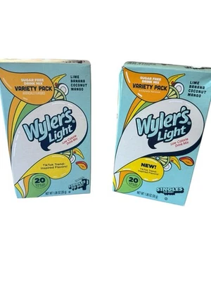 Wyler's Light Singles to Go Paquetes de Polvo Agua Bebida Mezcla Variedad Paquete 2 Cajas Foto 1 de 4