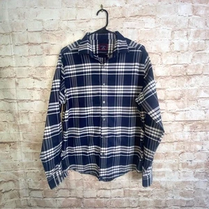 UNTUCKit Herren Slim Fit Delucca Button Down Hemd in blau kariert Größe L - Bild 1 von 5