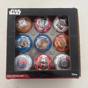 Hallmark Star Wars 9er Set doppelseitiger Christbaumschmuck. Neu im Karton. - Bild 1 von 3