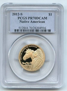 2012 S $1 Sacagawea Dollar PCGS PR70DCAM - Picture 1 of 1