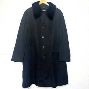 Soprabito vintage Zero King trench foderato pelliccia sintetica nero taglia 46 USA idrorepellente - Foto 1 di 14