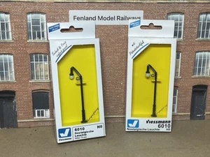 2 Veissmann HO 1/87 Scale 6010 Street Lamps Would Suit OO Gauge Layout - Picture 1 of 3