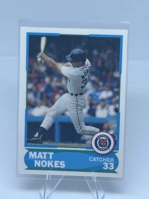 1988 Score #5 Matt Nokes Young Superstars Series I - Image 1 of 2