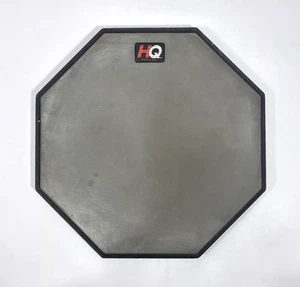 HQ RealFeel 11” Inch Percussion Drum Snare Practice Pad Grey Black - Picture 1 of 6
