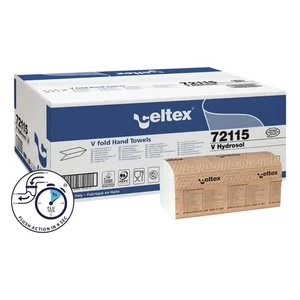 V-gefaltete Papierhandtücher Hydrosol 3 Schleier 15x170 Stück 21x21,5 cm - Celtex - Bild 1 von 1