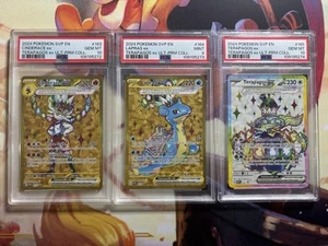 Terapagos UPC Promos Cinderace 163 PSA 10 Lapras 164 PSA 9 Terapagos 165 PSA 10 - Picture 1 of 1