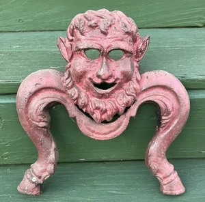 Antique Cast Iron Fireplace Hearth Andiron Fire Dog. One Piece. (Not A Pair!) - Picture 1 of 6