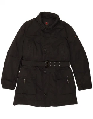Chaqueta utilitaria con capucha PEUTEREY para hombre UK 42 XL negra poliéster AX01 Foto 1 de 4