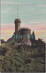 Bay Shore Brooklyn NYC NY - BLISS CASTLE ON SHORE ROAD - Postal - Imagen 1 de 2
