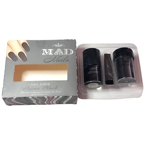 Mad Beauty Suede Nail Art Kit Raven Black - Picture 1 of 24