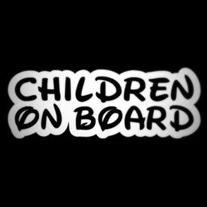 Kinder an Bord Auto Aufkleber Sticker, Baby an Bord Autoaufkleber Decal, Kinder Kind - Bild 1 von 2