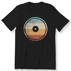 Distressed Vintage Vinyl Shirt Men's Ladies T-shirt Vinyl Music Lovers T-shirt - Picture 1 of 20