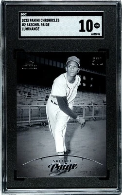 2023 Panini Chronicles Luminance #2 Satchel Paige SGC 10 GEM MINT - Image 1 of 2