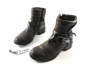 Mjus Biker Boots Damen Stiefeletten Stiefel EUR 37 F1 057 - Picture 1 of 3