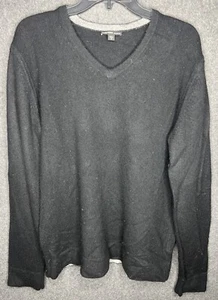 JAMES PERSE Cashmere Blend sweater Sz 3 Black Long Sleeve V Neck S# MWM3235 Men - Picture 1 of 10