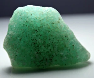 Raro esemplare miniatura cristalli di aragonite verde naturale dopo calcite 101,0 CT - Foto 1 di 10
