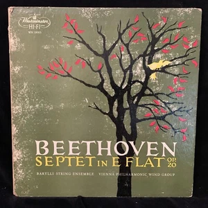 BEETHOVEN Septet - BARYLLI & VIENNA / WLACH - WESTMINSTER WN 18003 gate.. - Picture 1 of 5