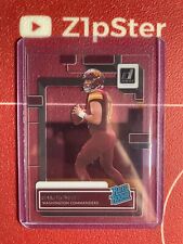 Sam Howell Rated Rookie Clearly 2022 Panini Clearly Donruss Football #55
