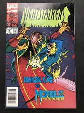 Nightstalkers #8 - Marvel 1993 - Hannibal King vs Morbius